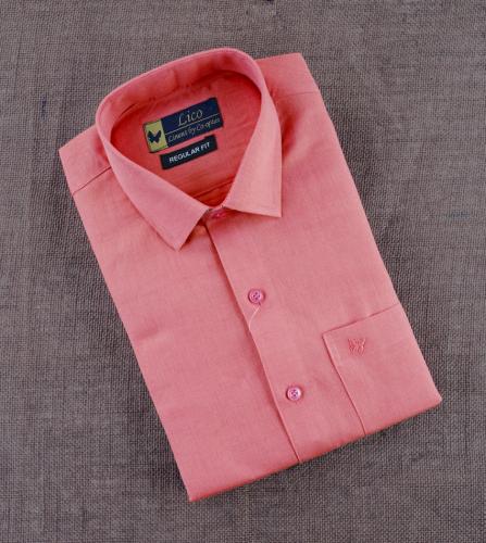 PL COTTON XLINEN DYED READYMADE SHIRT 38 HS